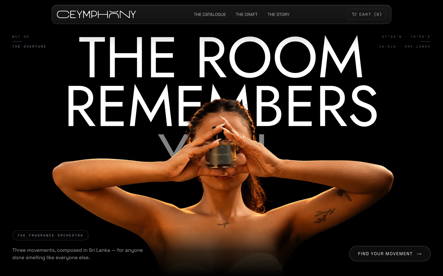 Ceymphony - website by olysites