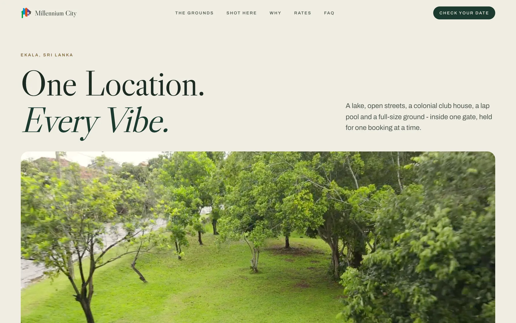 Millennium City - website by olysites